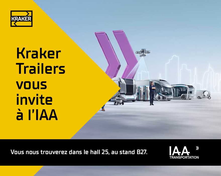 Kraker Trailers présente 2 semi-remorques innovantes au plus grand salon du transport d’Europe